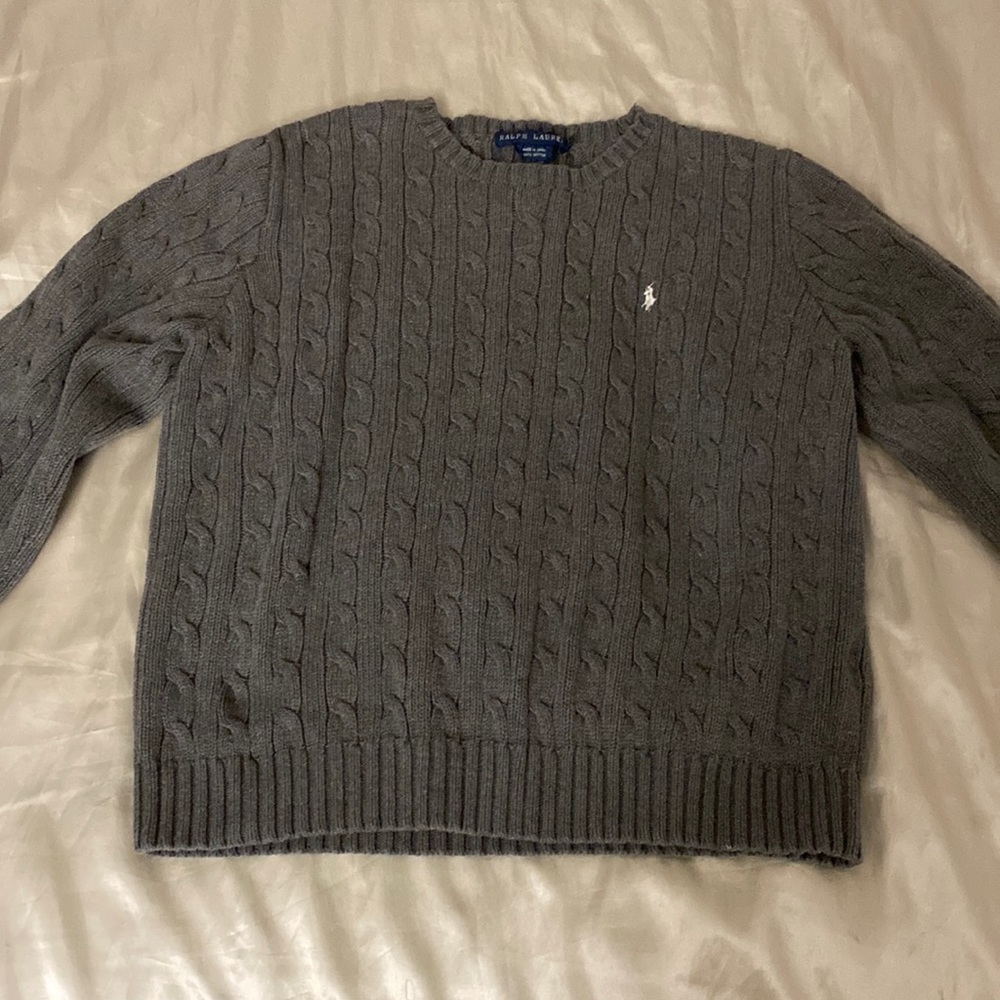 Dark gray Ralph Lauren knitted sweater
